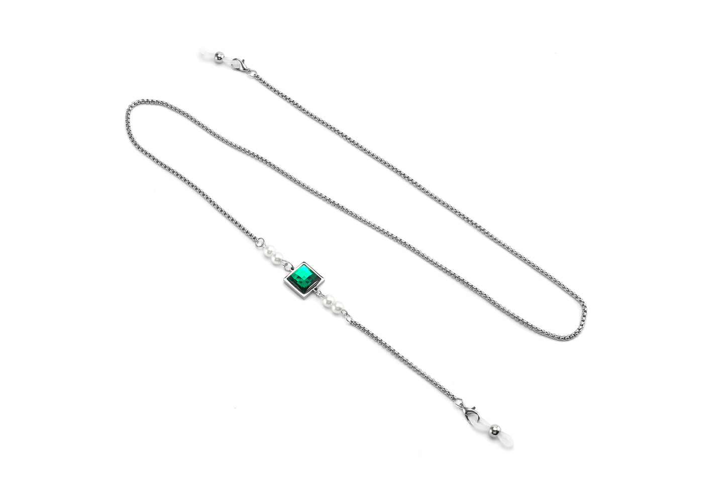 Emerald Charm Chain