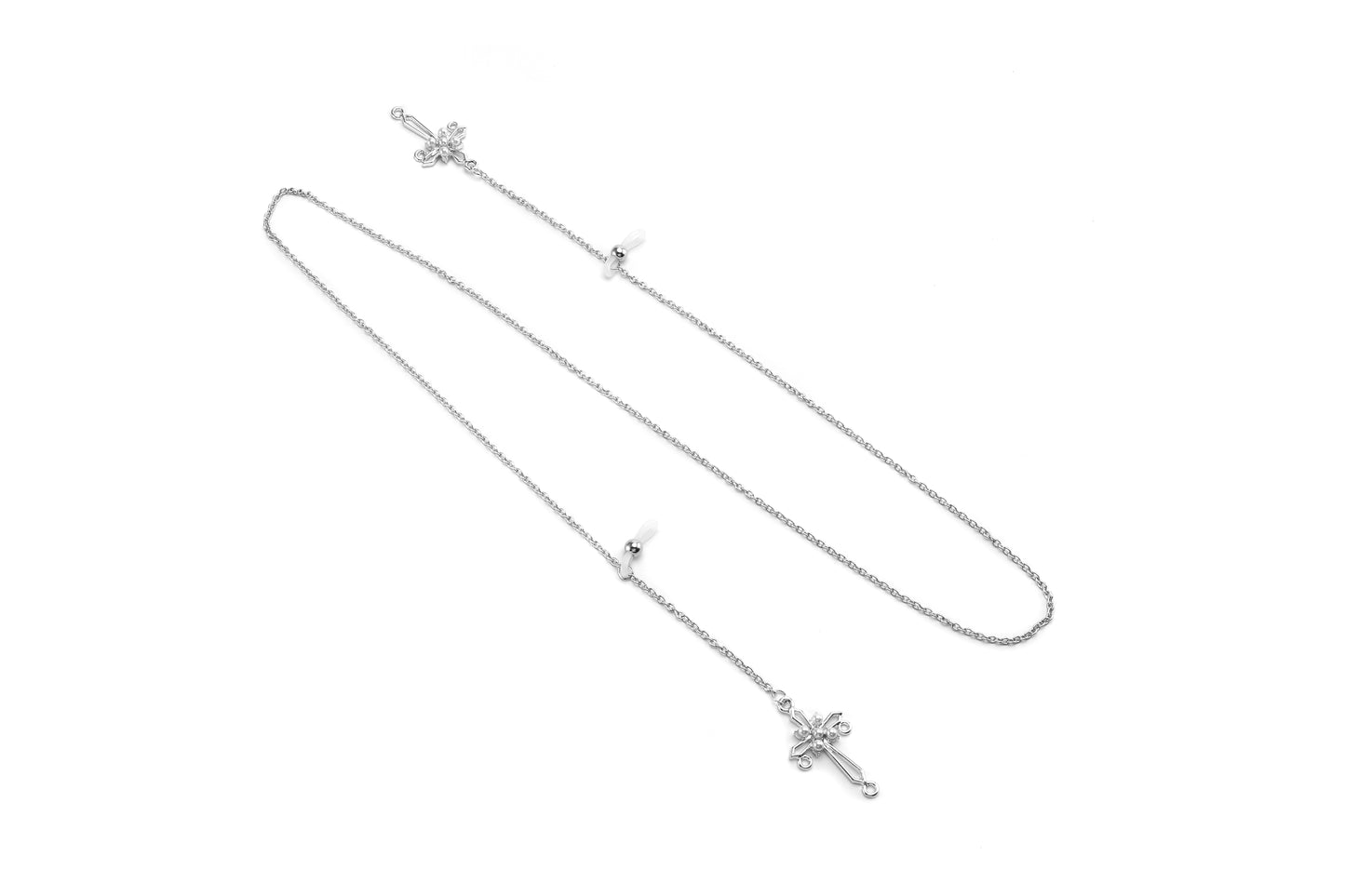 Silver Cross Chain