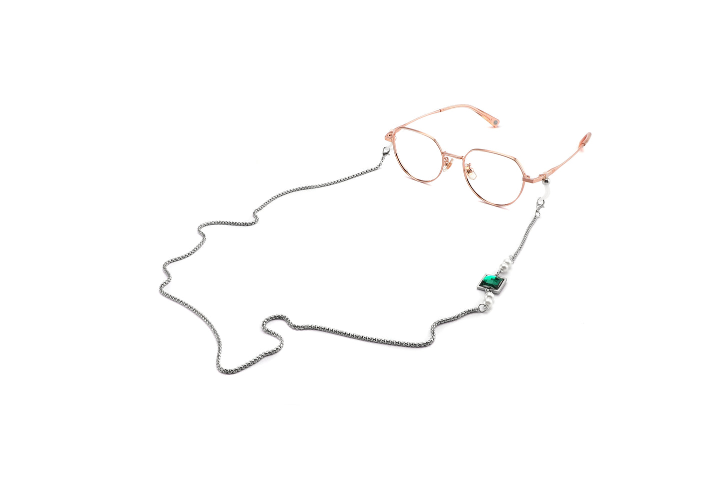 Emerald Charm Chain