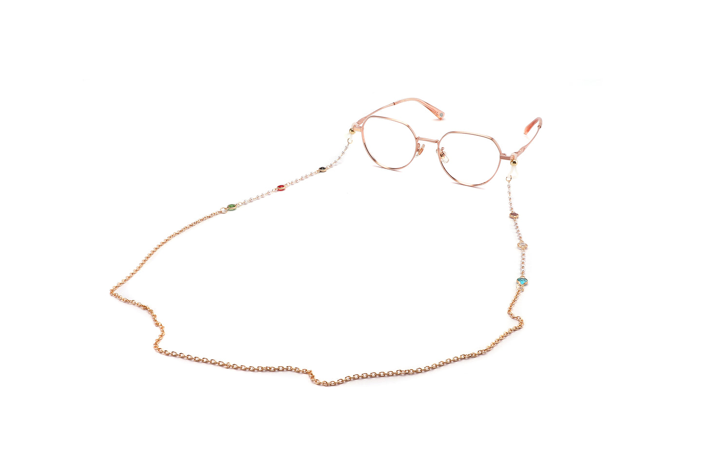 Gemstone & Pearl Chain