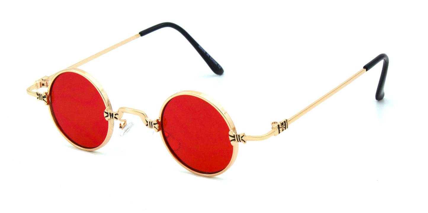 Jellie - Dilly Dollar Optical - Orange, Sunglasses