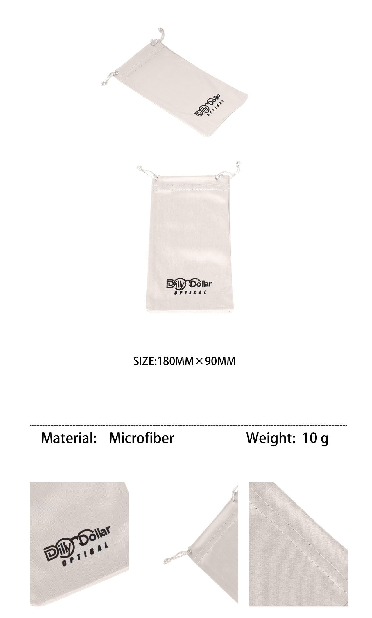 Dilly Soft Pouch &Cloth (Copy) - Dilly Dollar Optical -